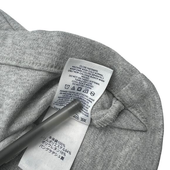 Lands' End Mens Gray Full Zip Cotton Faux Suede Contrast Jacket Sz XL - Picture 7 of 13